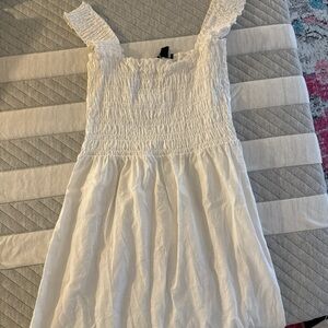 Saks off 5th white lien dress